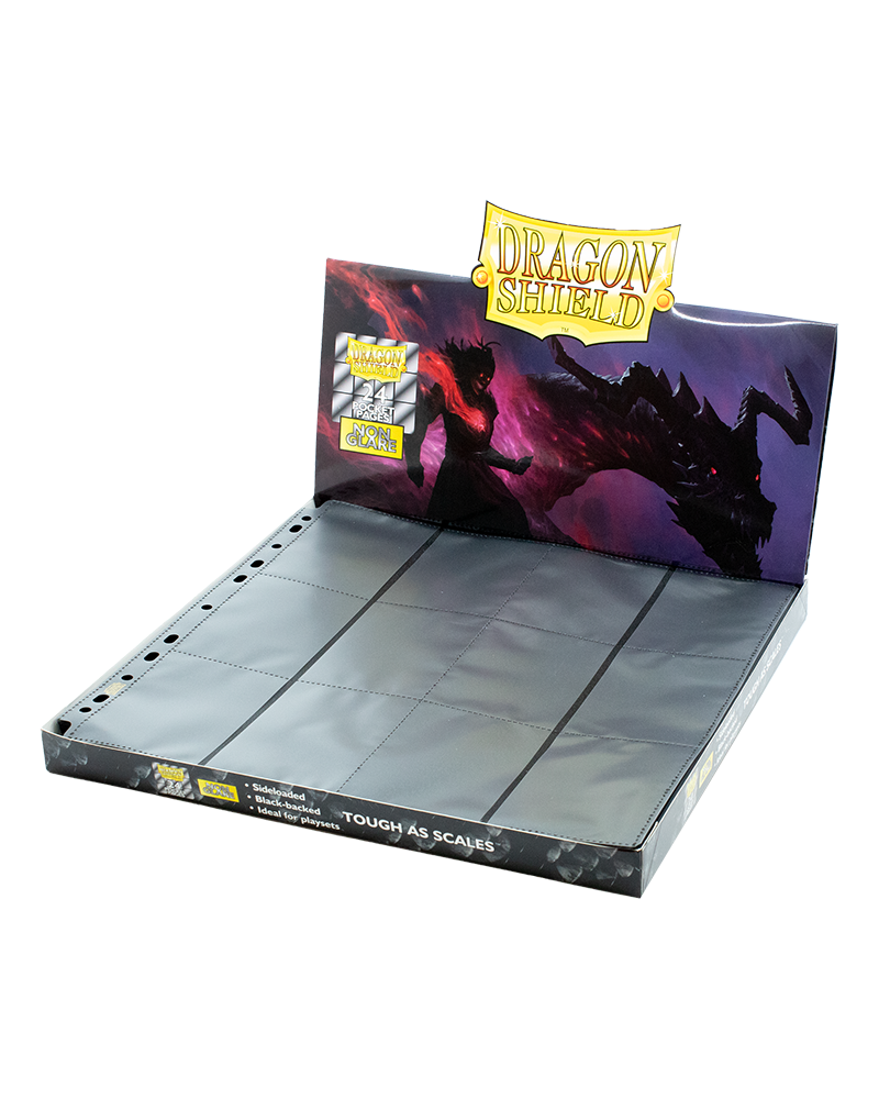 Hoja de carpeta - Dragon Shield 24-Pocket Non-Glare Pages (50)